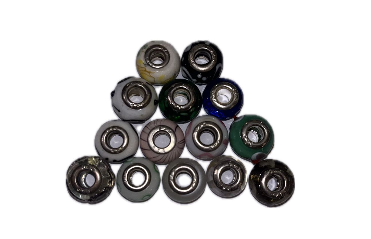 Bundle of sterling silver Pandora charms