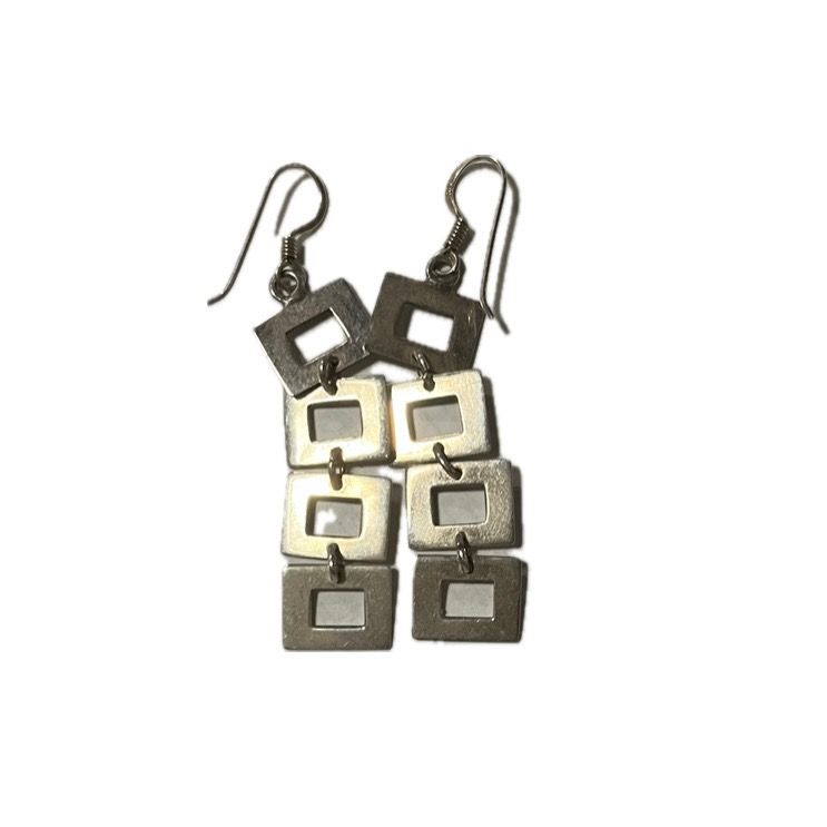 Sterling silver dangly earrings